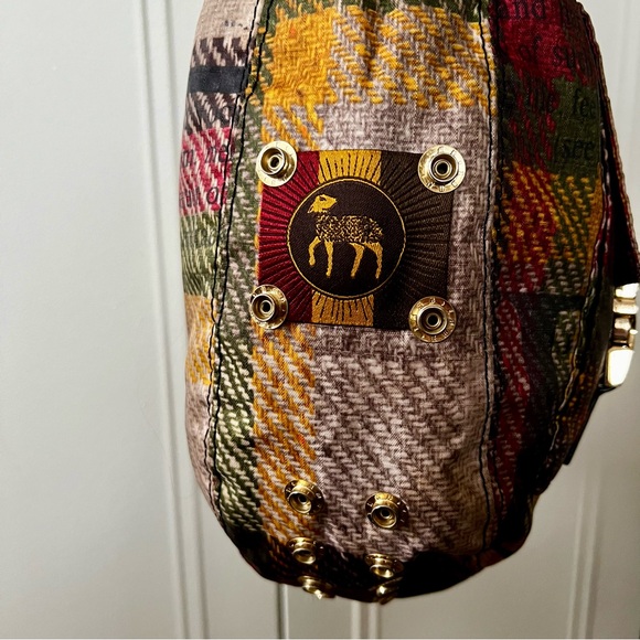 LAMB LeSportsac Gwen Stefani Donegal Plaid Print Bag - Picture 9 of 14